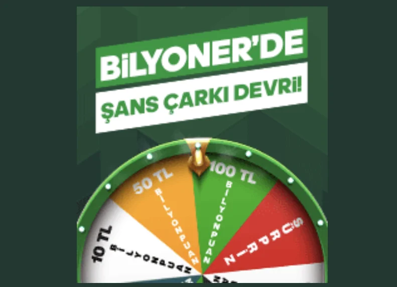 Bilyoner şans çarkı